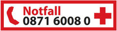 Notfall-Telefonnummer 087160080